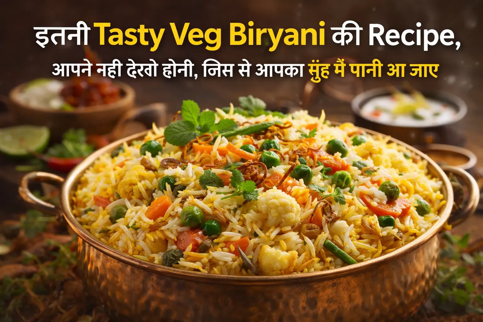 इतनी Tasty Veg Biryani की Recipe